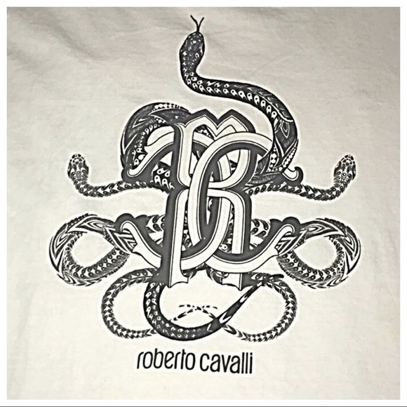 ROBERTO CAVALLI SNAKE SS T SHIRT - Picture 2 of 4